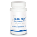 Biotics Research Multi-Mins Iron & Copper Free 120 Tablets