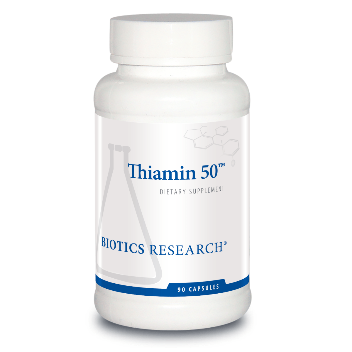Biotics Research Thiamin 50 90 Capsules - 2 Pack