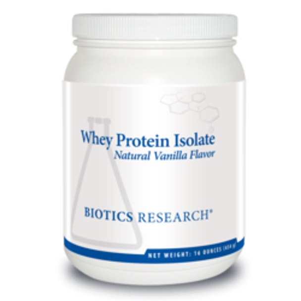 Biotics Research Whey Protein Isolate Vanilla 16oz