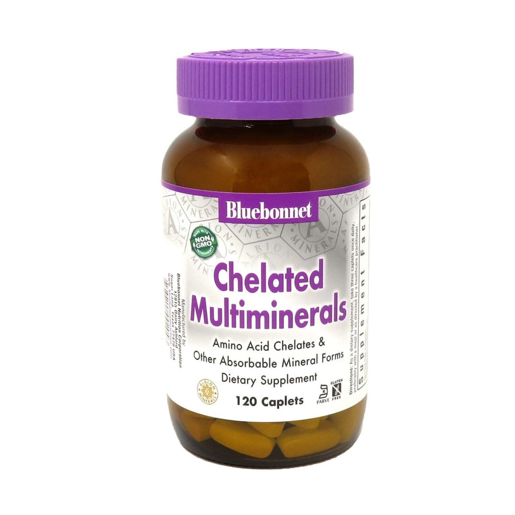 Bluebonnet Nutrition - Chelated Multiminerals - 120 Caplets