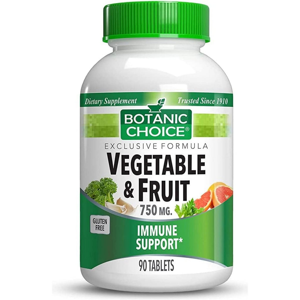 Botanic Choice - Vegetable and Fruit Immune Support 750 mg. - 90 Tablets