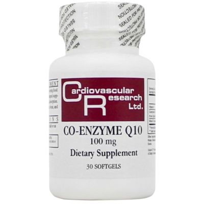 Cardiovascular Research Coenzyme Q10 100 mg 30 softgels