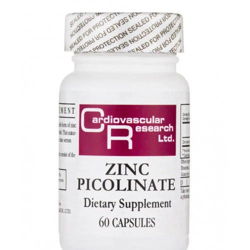 Cardiovascular Research Zinc Picolinate 25mg 60 Capsules