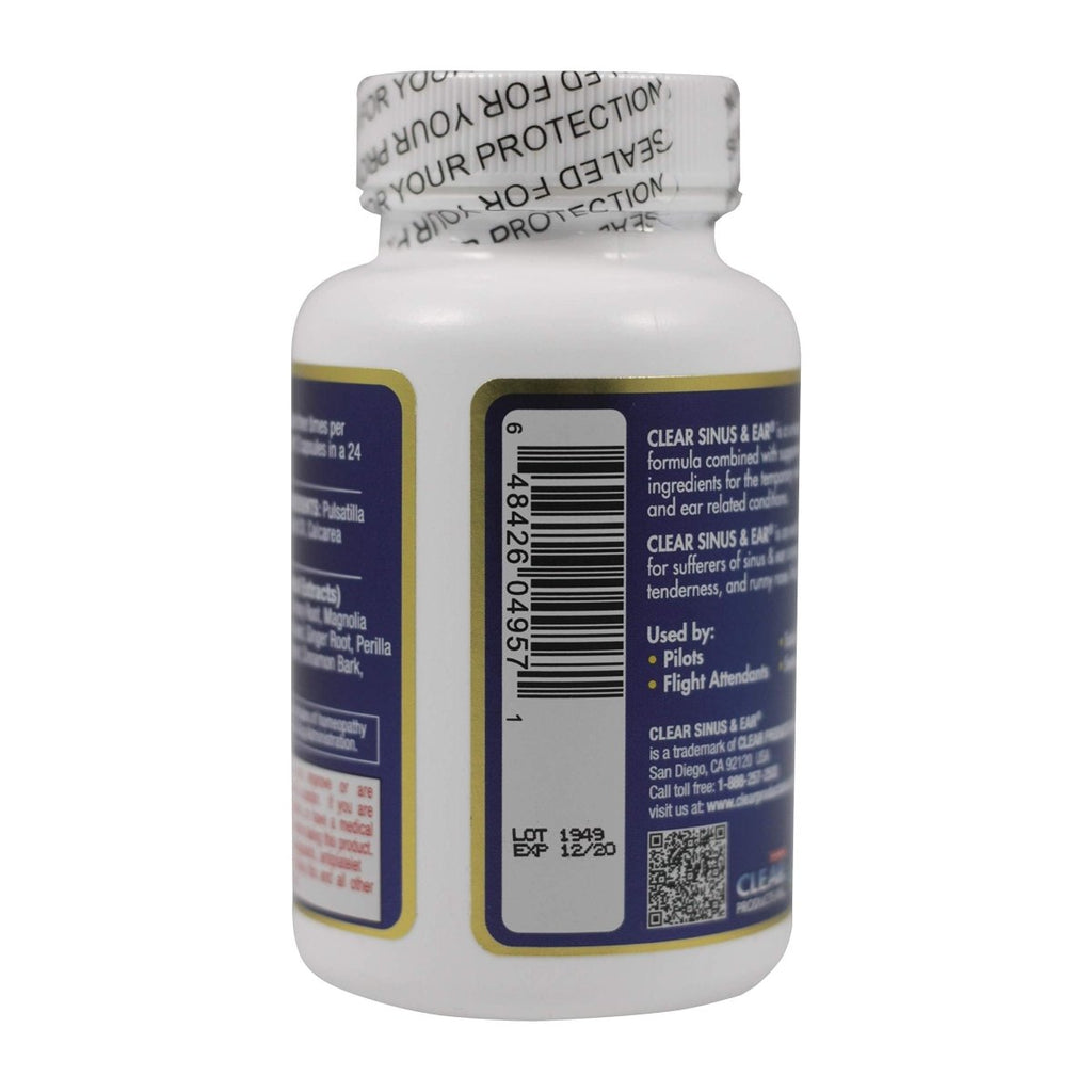 Clear Products Clear Sinus & Ear 60 Capsules