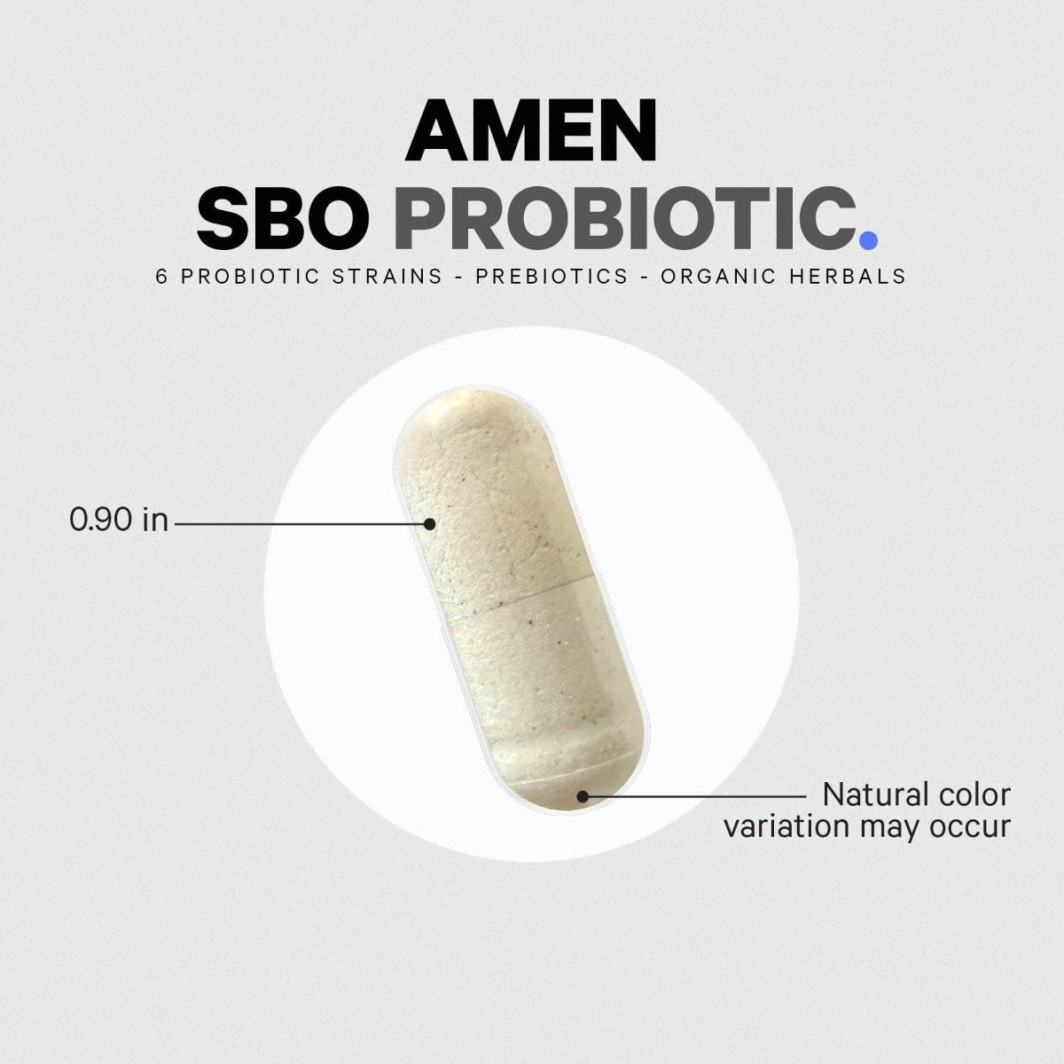 Codeage - Amen SBO Probiotic with Prebiotics - 60 Vegetable Capsule(s)
