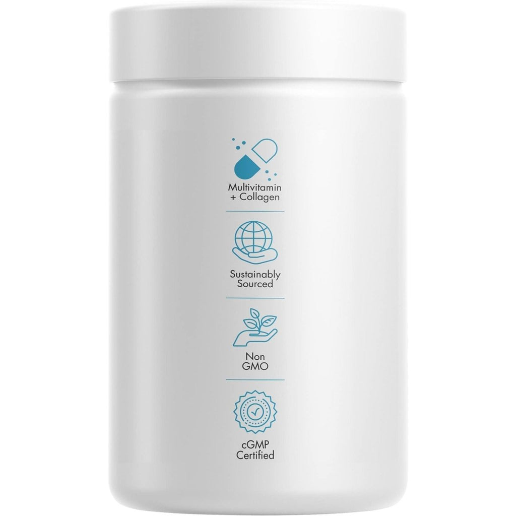 Codeage - Biotin Marine Collagen Types I & II Wild-Caught - 120 Capsules
