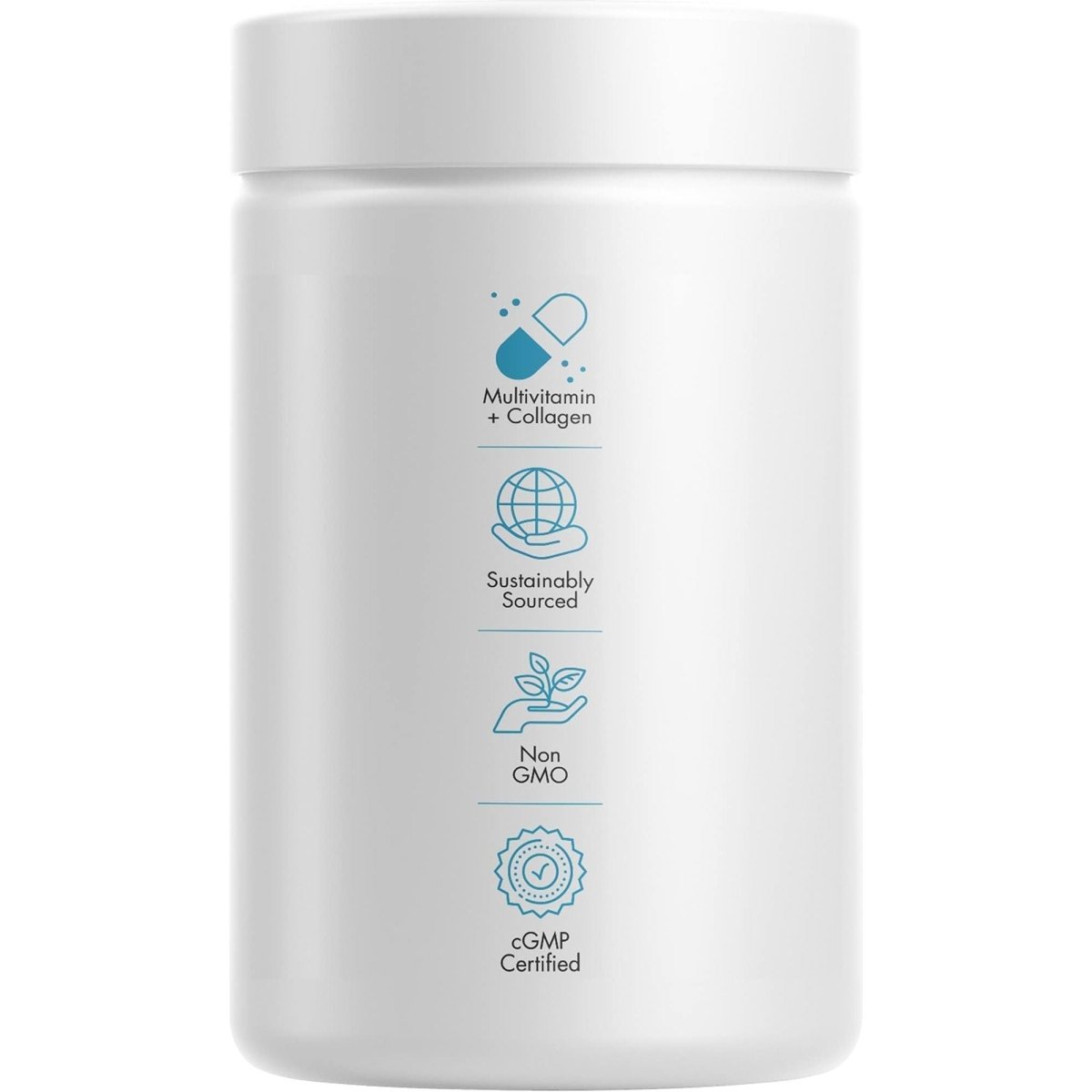 Codeage - Biotin Marine Collagen Types I & II Wild-Caught - 120 Capsules
