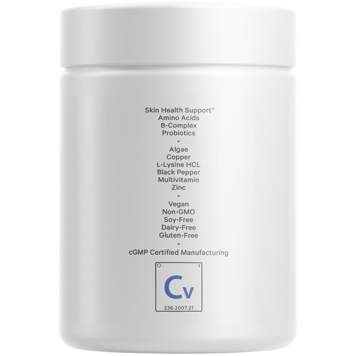 Codeage - Clearface Pantothenic Acid, Niacin, Vitamins A, C, D3, E, FloraFIT Probiotics - 90 Capsules