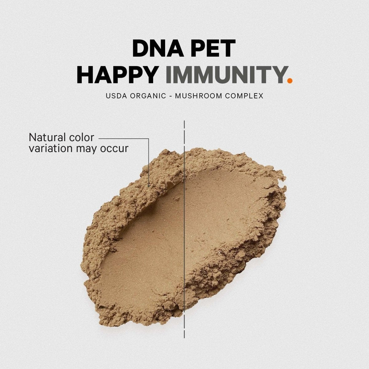 Codeage - DNA Pet Happy Immunity Organic Mushroom Mix - 3.5 oz.
