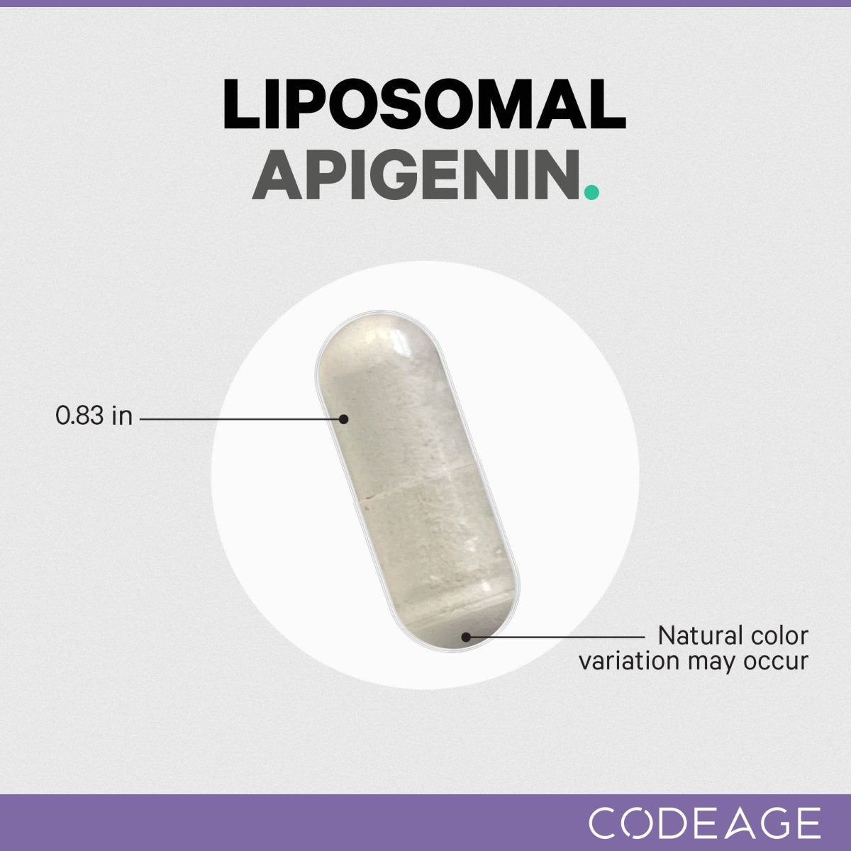 Codeage - Liposomal Apigenin 50 mg. - 90 Capsules