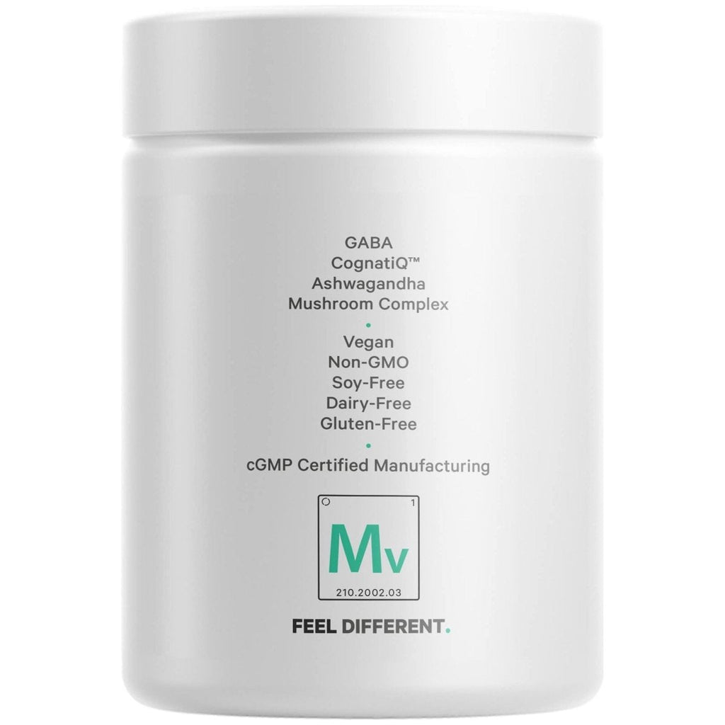 Codeage - Meditate Vitamins Brain Supplement - GABA, DHH-B, NeuroFactor, Ashwagandha - 60 Capsules