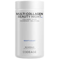 Codeage - Multi Collagen Beauty Night with 5-HTP Lavendar L-Theanine & Melatonin - 150 Capsules
