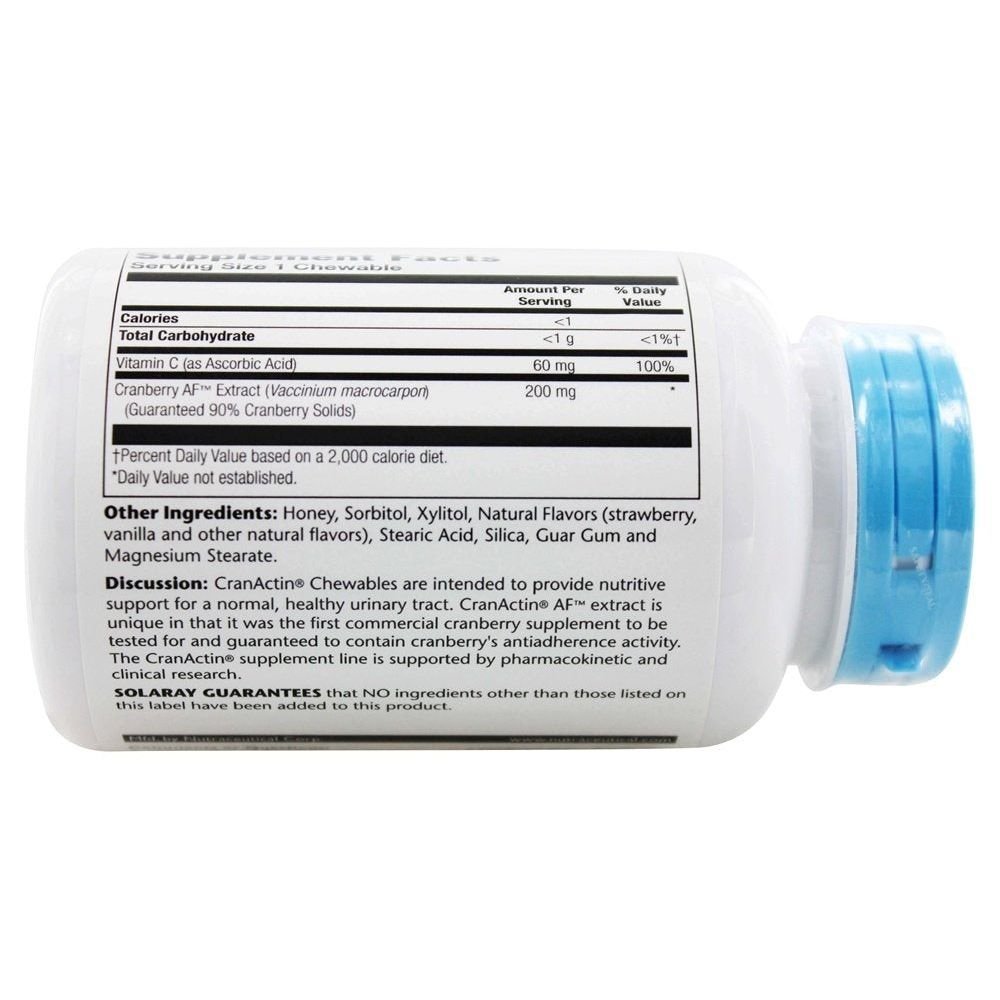CranActin Chewable Solaray 60 Chewable