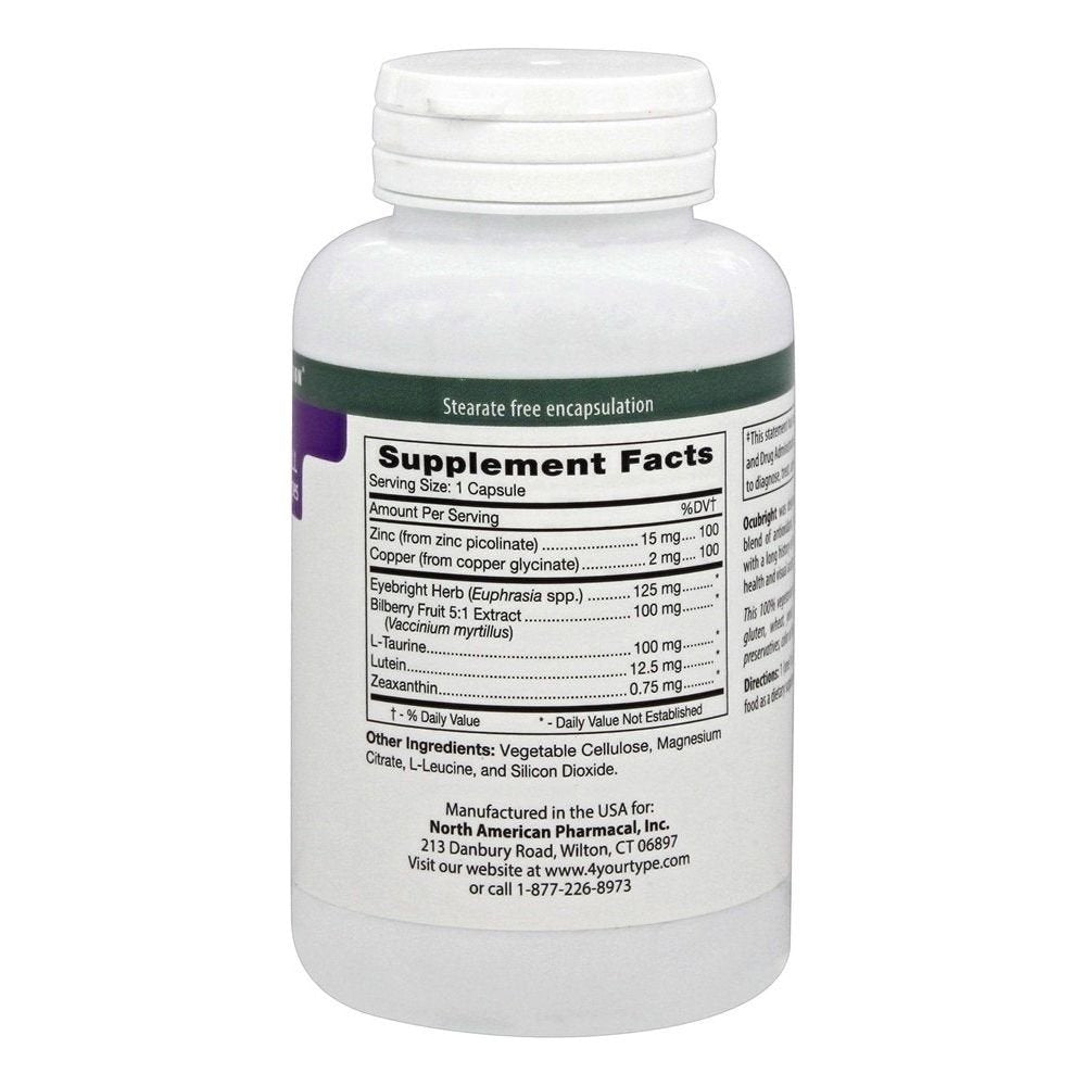 D'Adamo Personalized Nutrition Ocubright, 60 Count