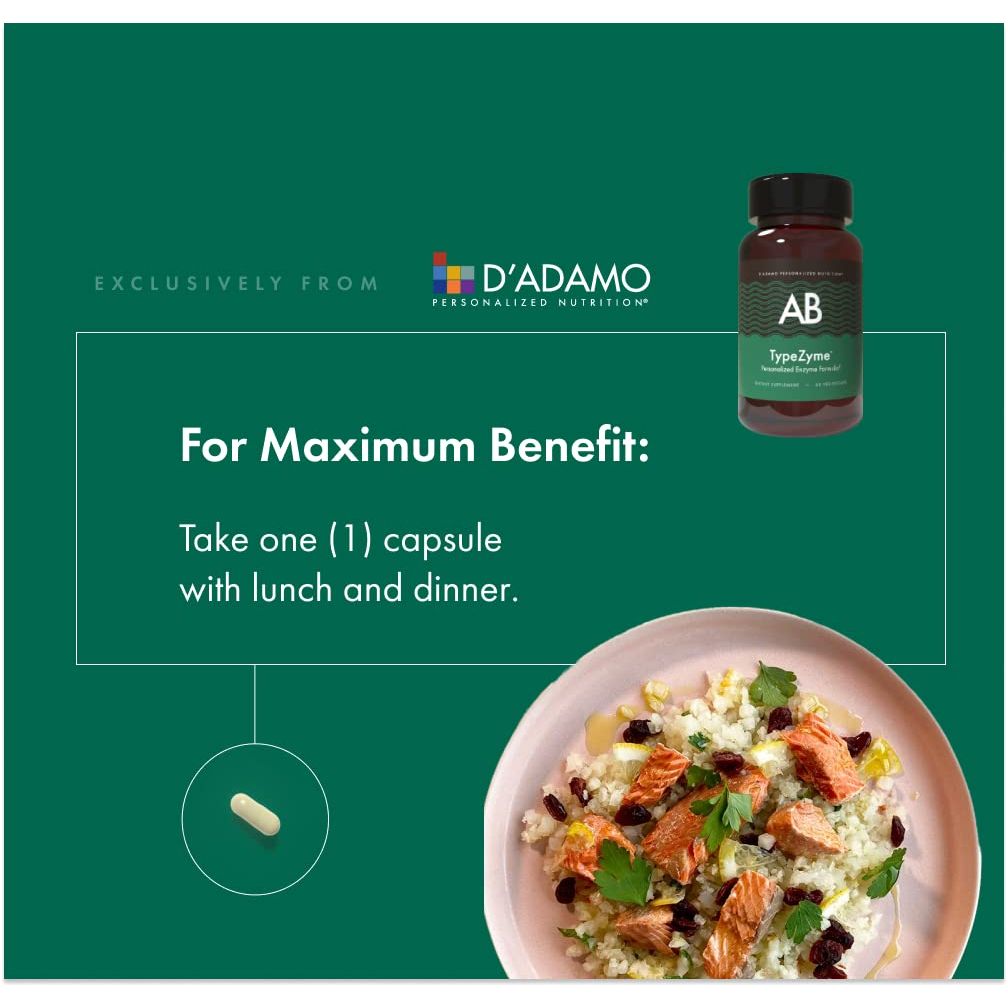 D'Adamo Personalized Nutrition TypeZyme - Digestive Enzyme (Blood Type AB)