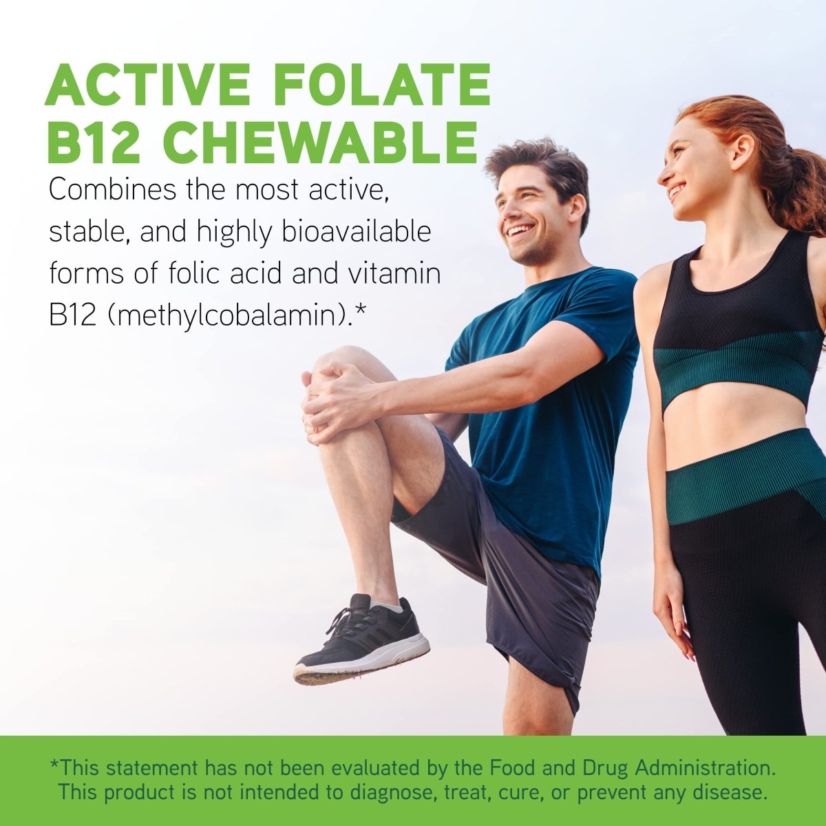 Davinci Active Folate B12 60 Chewable Tabs