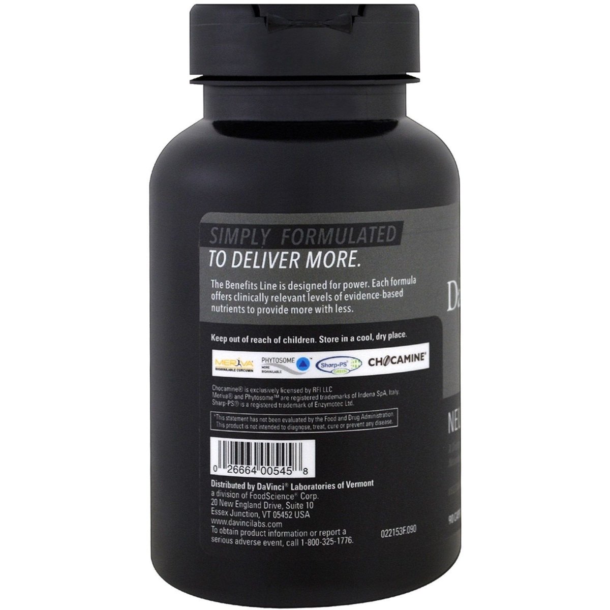 DaVinci Benefits Neuro Benefits 90 Capsules