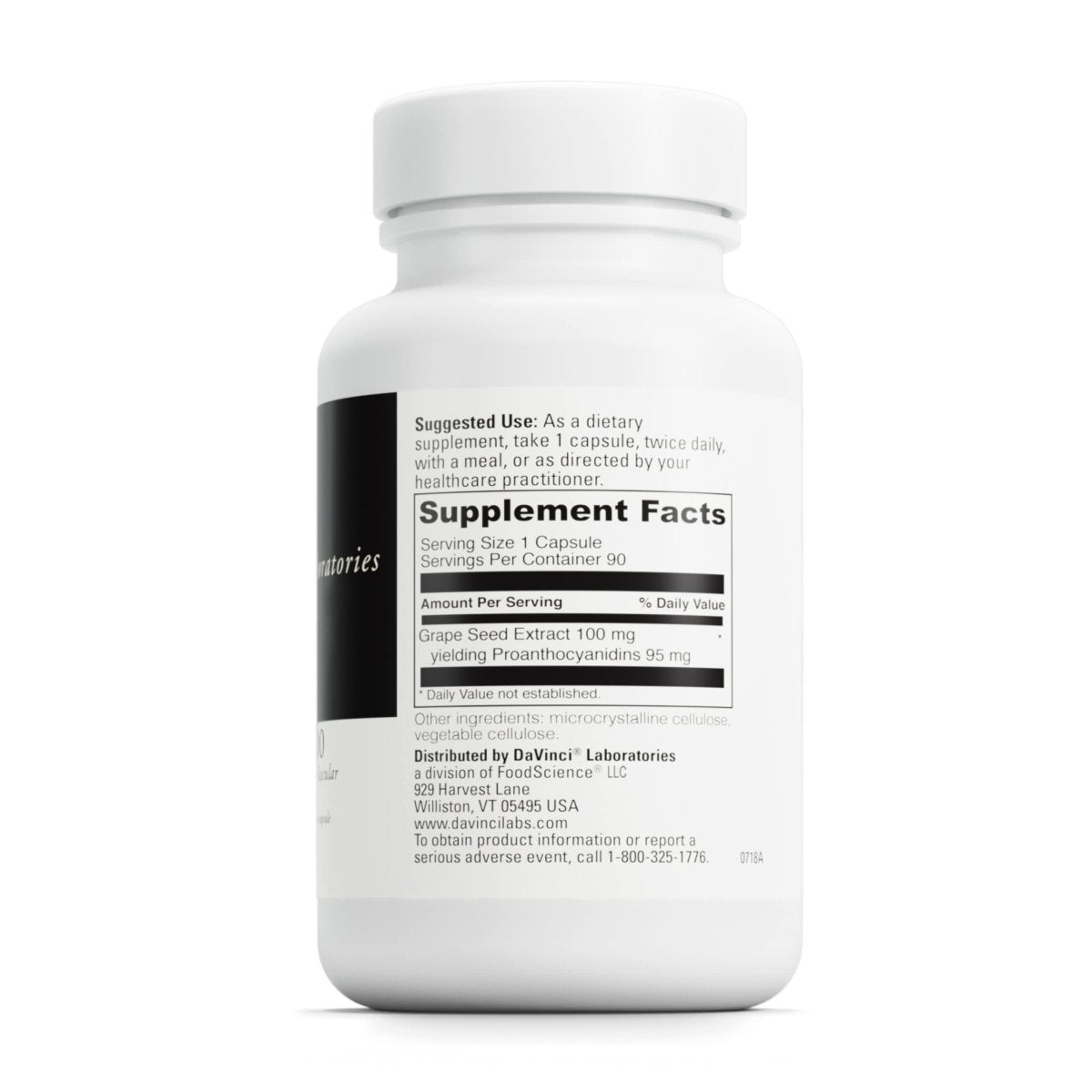 Davinci Grape Seed 100mg 90 Capsules