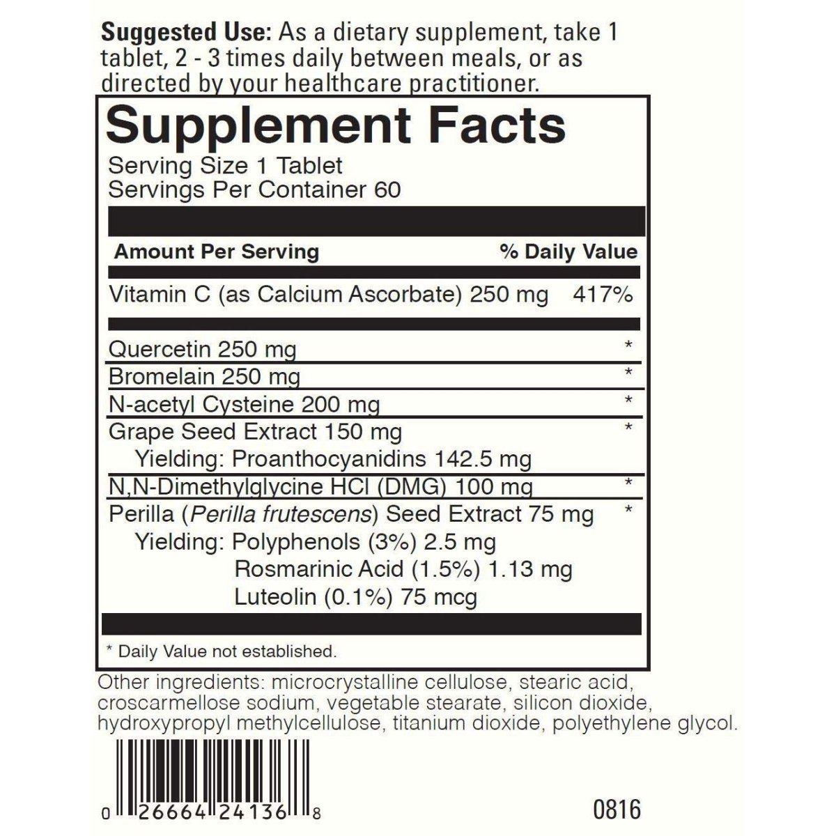 DaVinci Laboratories Aller-DMG, 60 Count