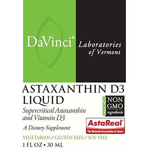 Davinci Laboratories Astaxanthin D3 Liquid - 1 fl oz