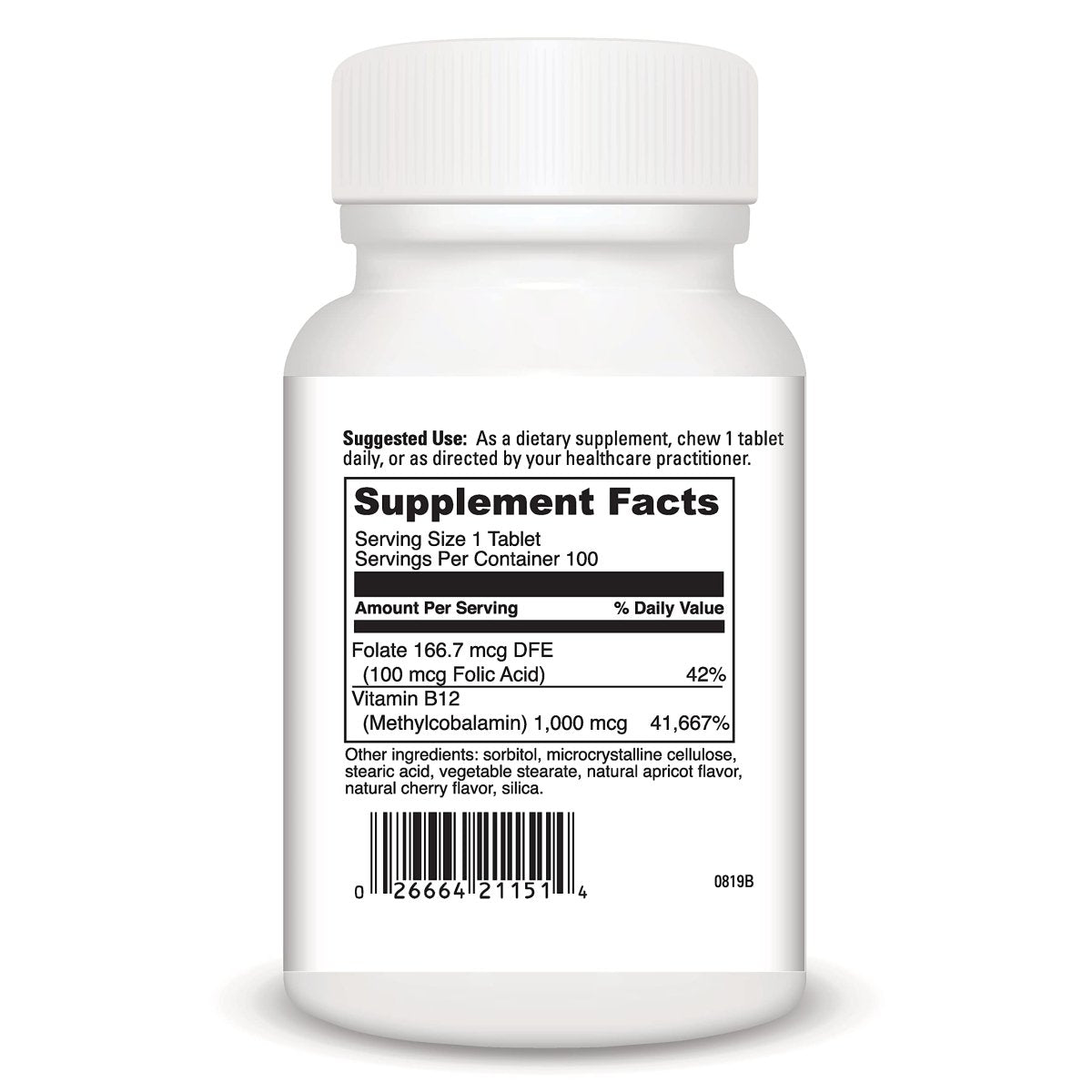 Davinci Laboratories Chewable B12-mc - 100 Count