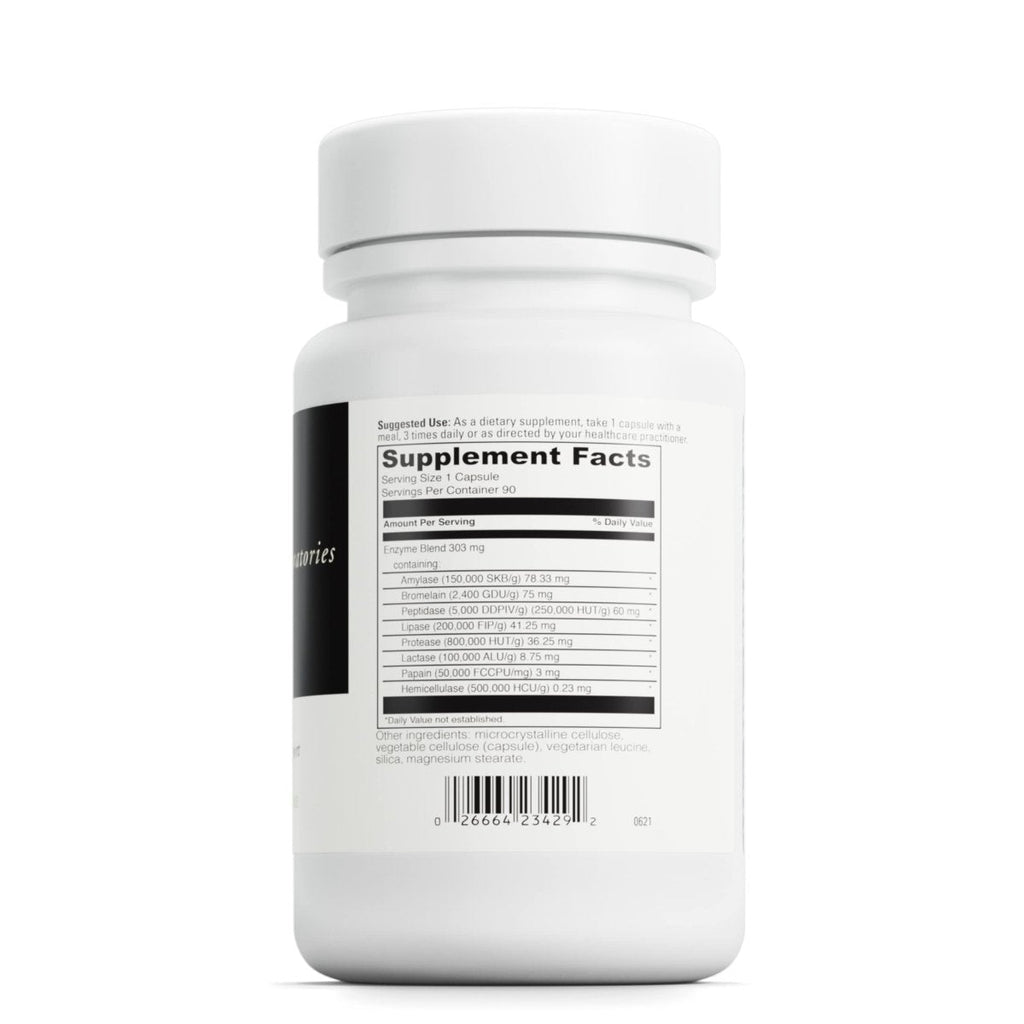 DAVINCI Laboratories - Digenzyme - A Dietary Supplement to Support Digestive Tract Health - Gluten-Free, Soy-Free - 90 Vegetarian Capsules