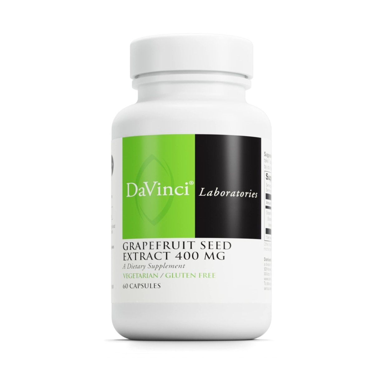 Davinci Laboratories Grapefruit Seed Extract - 400 mg - 60 Vegetarian Capsules