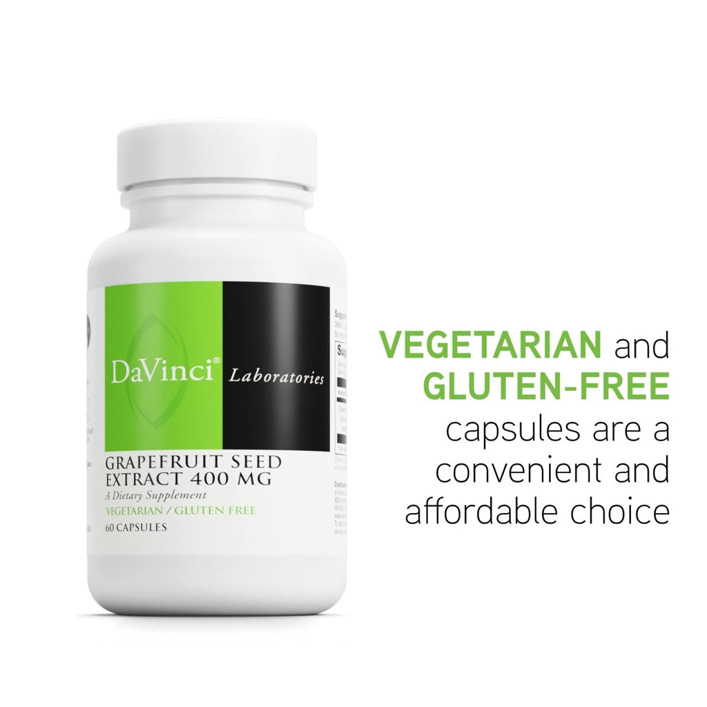 Davinci Laboratories Grapefruit Seed Extract - 400 mg - 60 Vegetarian Capsules