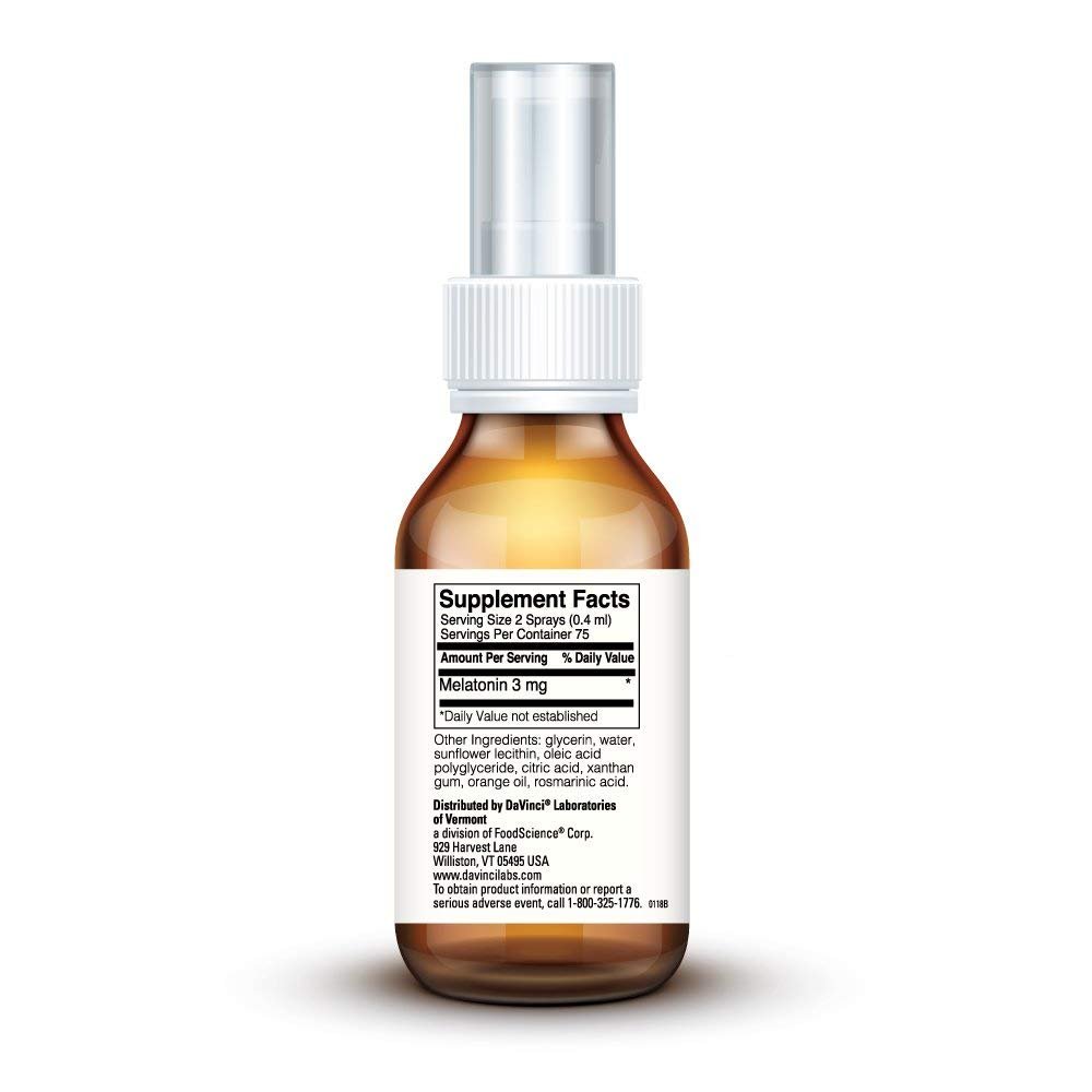 DaVinci Laboratories Liposomal Melatonin Spray -- 1 oz by DaVinci Laboratories of Vermont