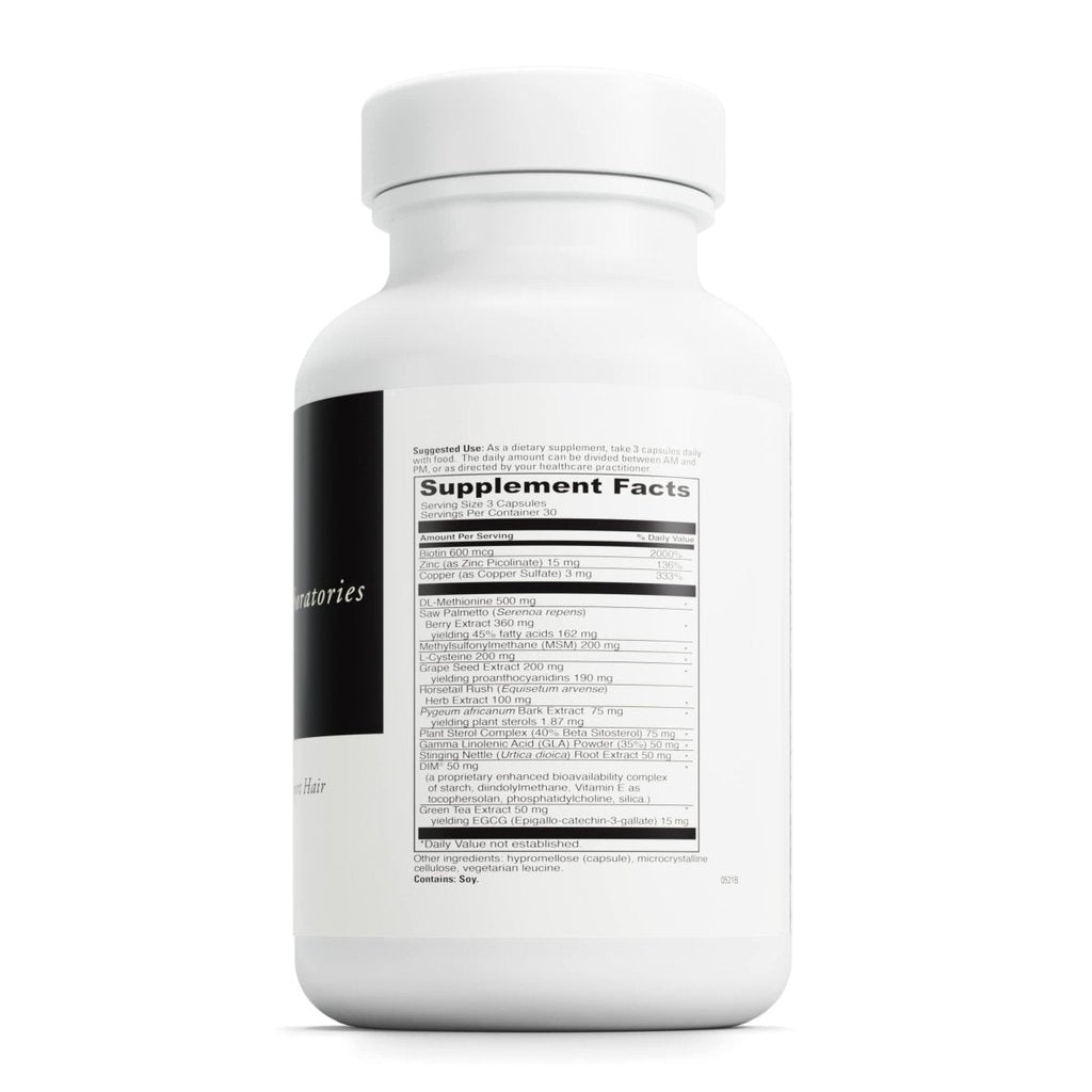 DaVinci Laboratories of Vermont Hair Effects & Growth Supplement with Biotin(Gluten-Free), 90 Count (Pack of 1)