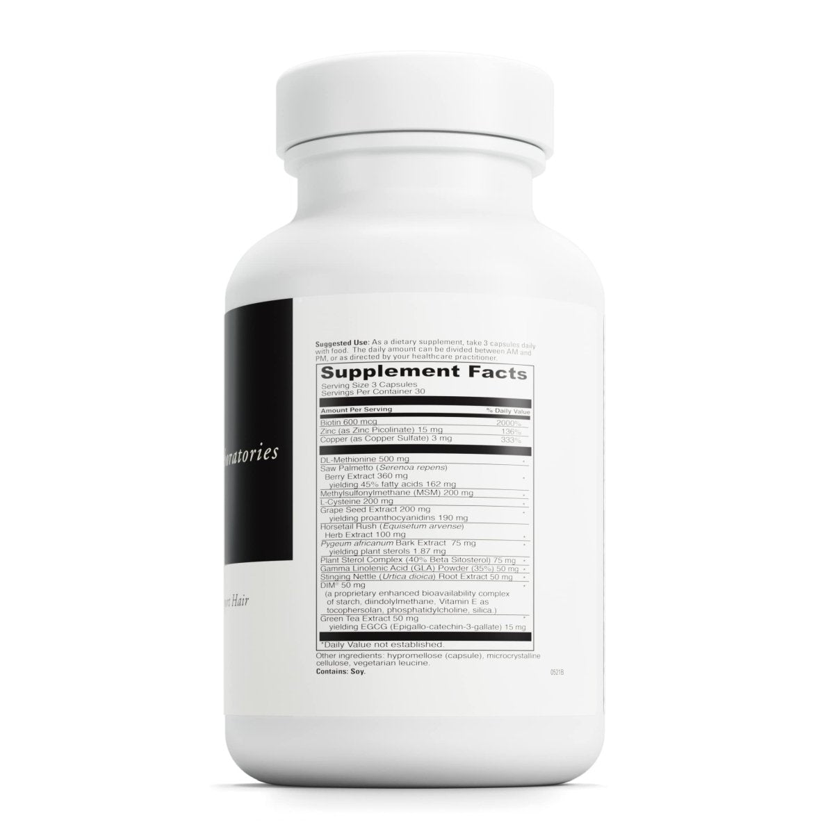 DaVinci Laboratories of Vermont Hair Effects & Growth Supplement with Biotin(Gluten-Free), 90 Count (Pack of 1)