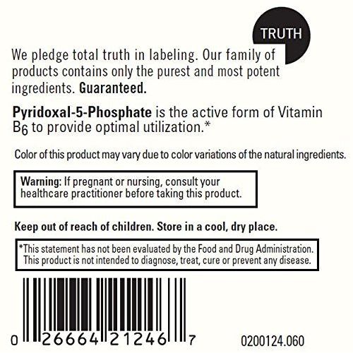 DaVinci Laboratories Pyridoxal 5-phosphate Vitamin B6 Supplement, 60 Count