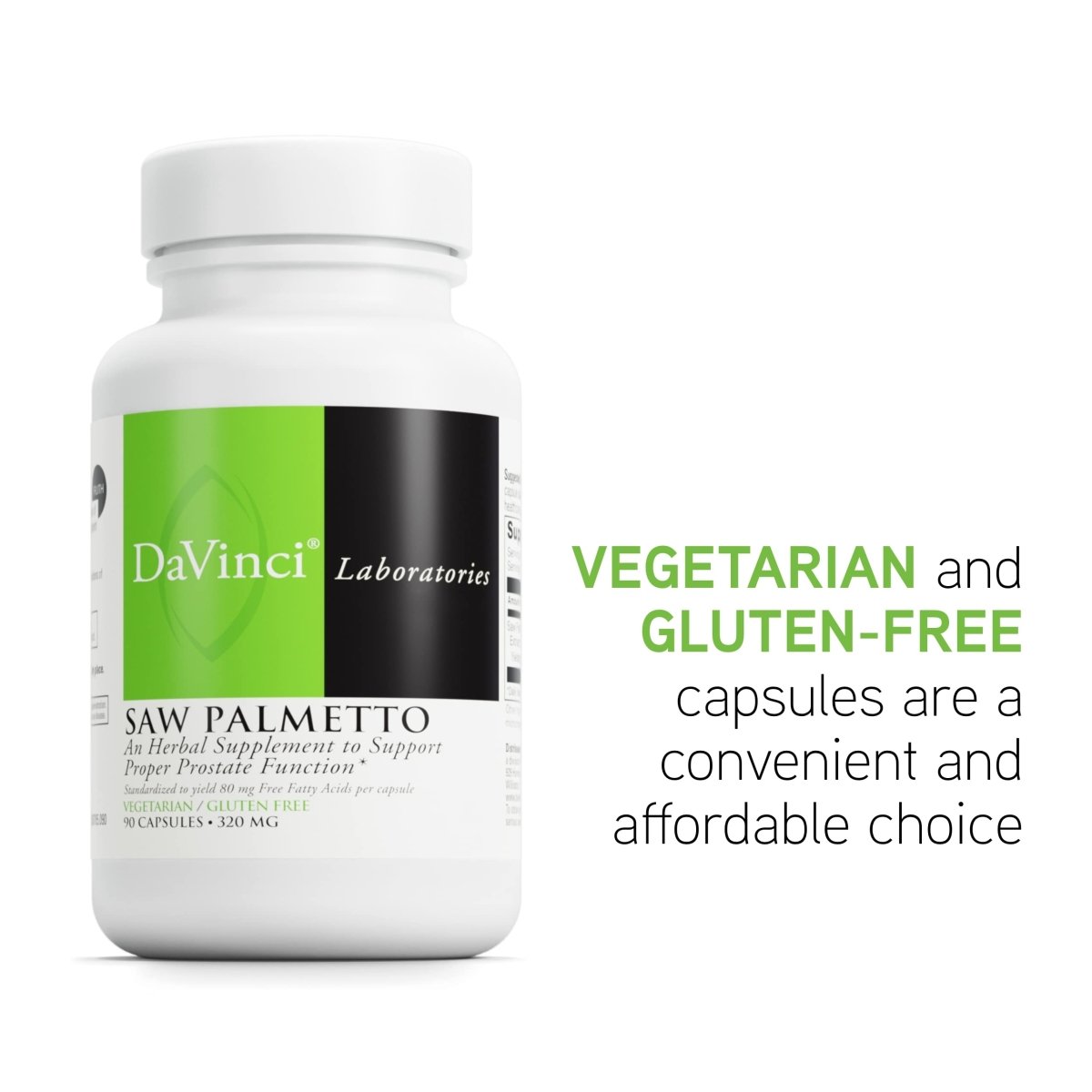 Davinci Laboratories Saw Palmetto - 90 Vegetarian Capsules