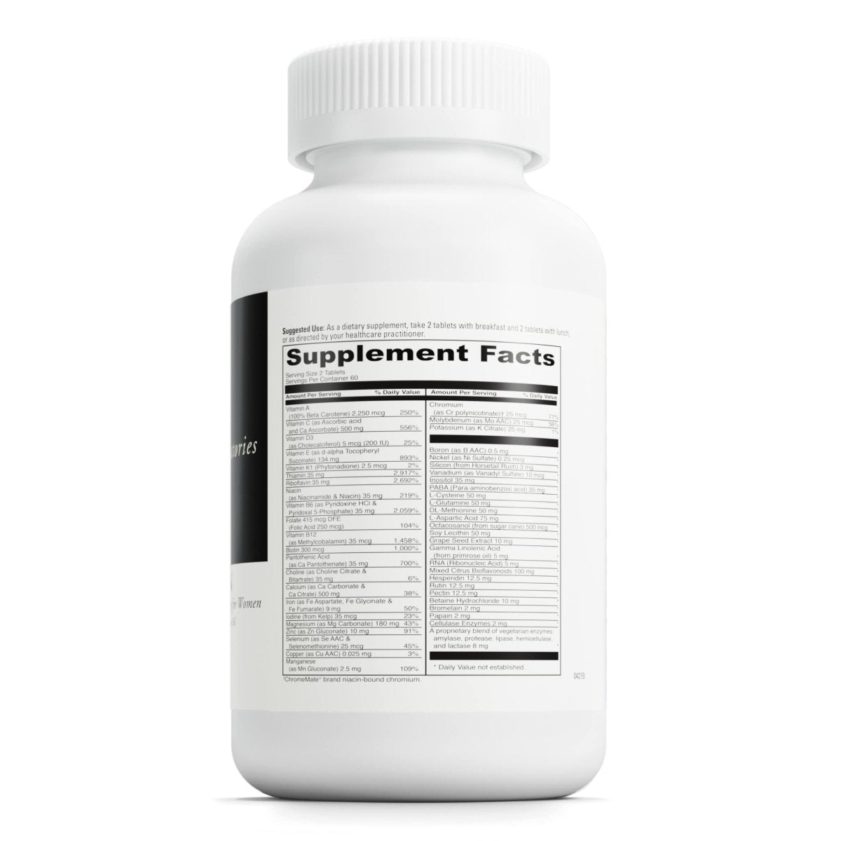DaVinci Laboratories - Spectra Woman, Women's Multivitamin with Iron and Digestive Enzymes, 120 Count