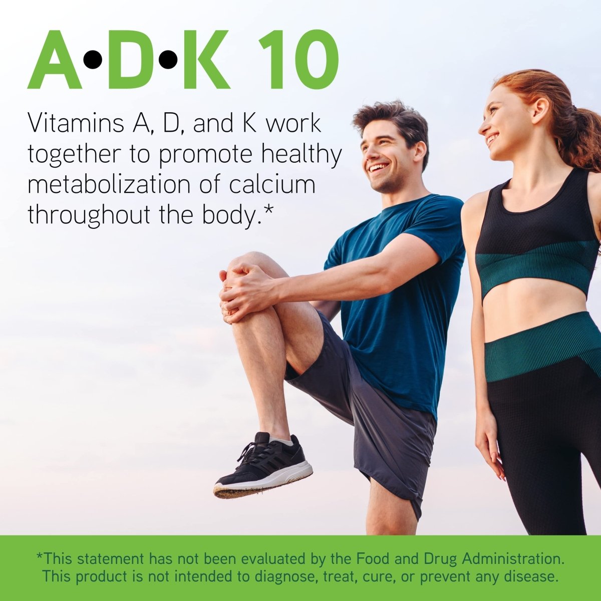 DaVinci Labs ADK 10 - Dietary Supplement to Support Bone Structure, Heart Health and Immune Function - With Vitamin A, Vitamin D3 10,000 IU and Vitamin K2 - Gluten-Free - 90 Vegetarian Capsules
