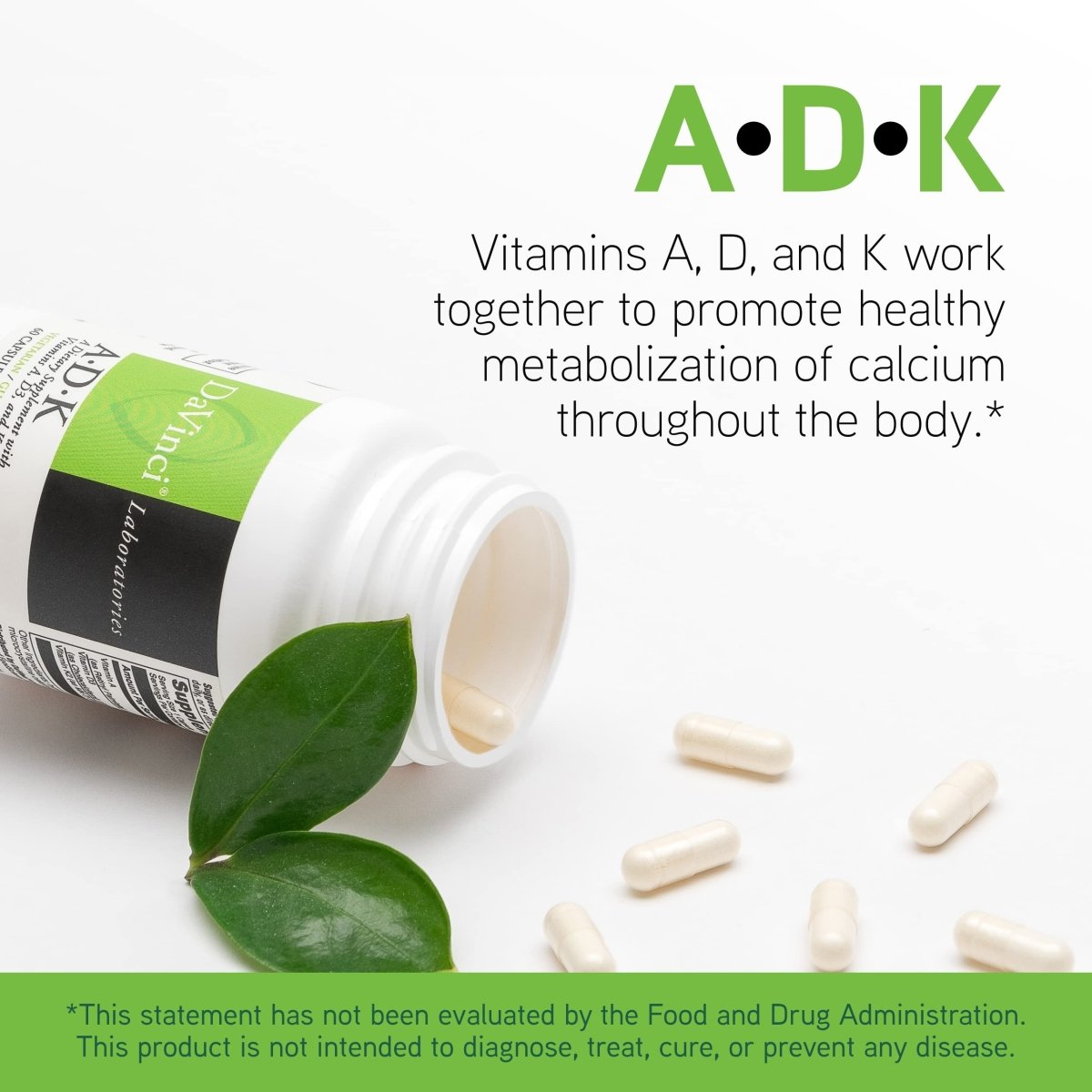 DaVinci Labs ADK - 60 Vegetarian Capsules