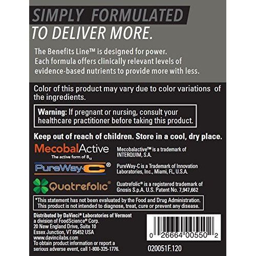 DaVinci Labs Adrenal Benefits, 120 Capsules