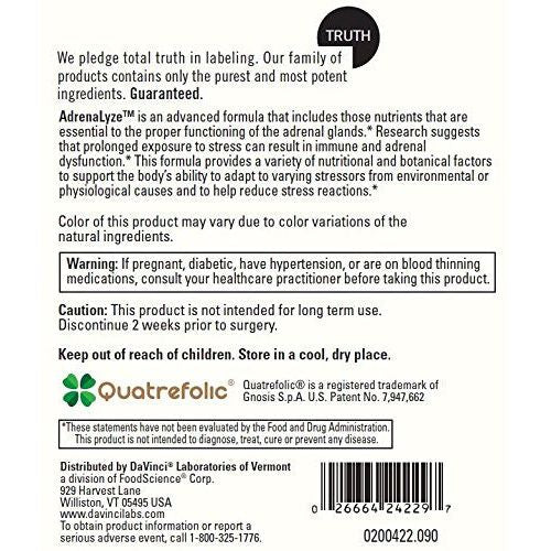 Davinci Labs - Adrenalyze - 90