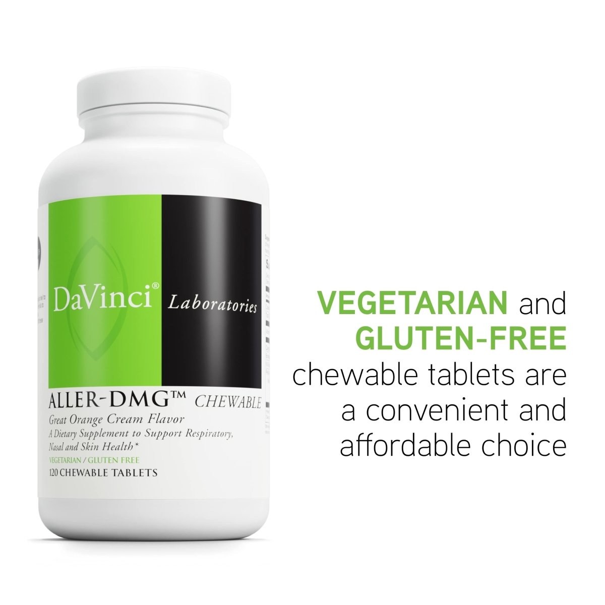 DaVinci Labs Aller-DMG Chewable - - 120 Chewable Vegetarian Tablets