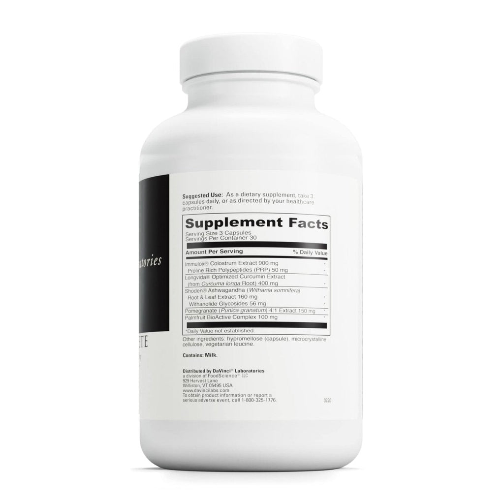 DAVINCI Labs Amyloid Complete - Dietary Supplement to Support Cognitive Function, Brain Health and Healthy Aging - with Colostrum Extract, Curcumin Extract and More - Gluten-Free - 90 Vegetarian Caps