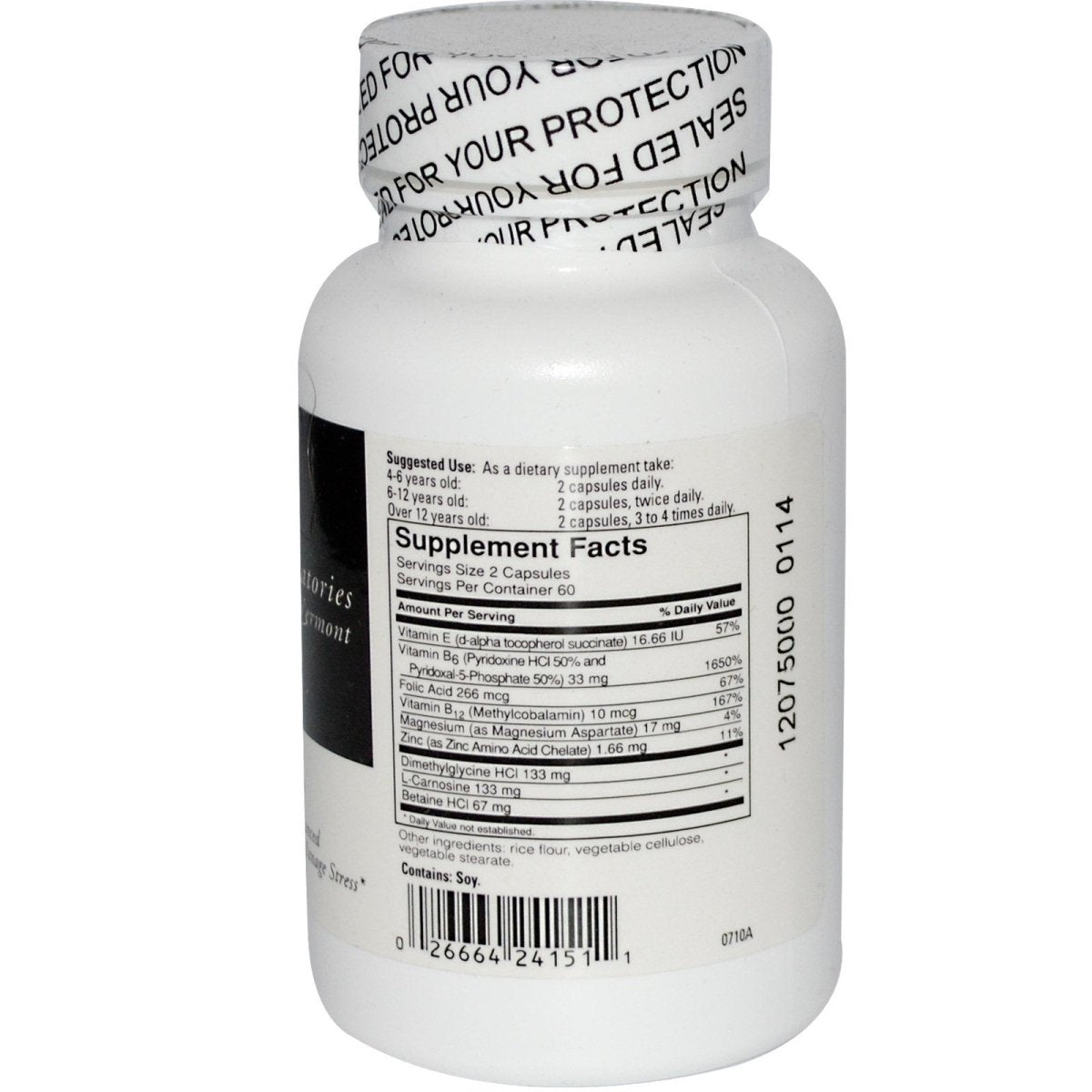 Davinci Labs - Behavior Balance-Dmg 120 Vcaps
