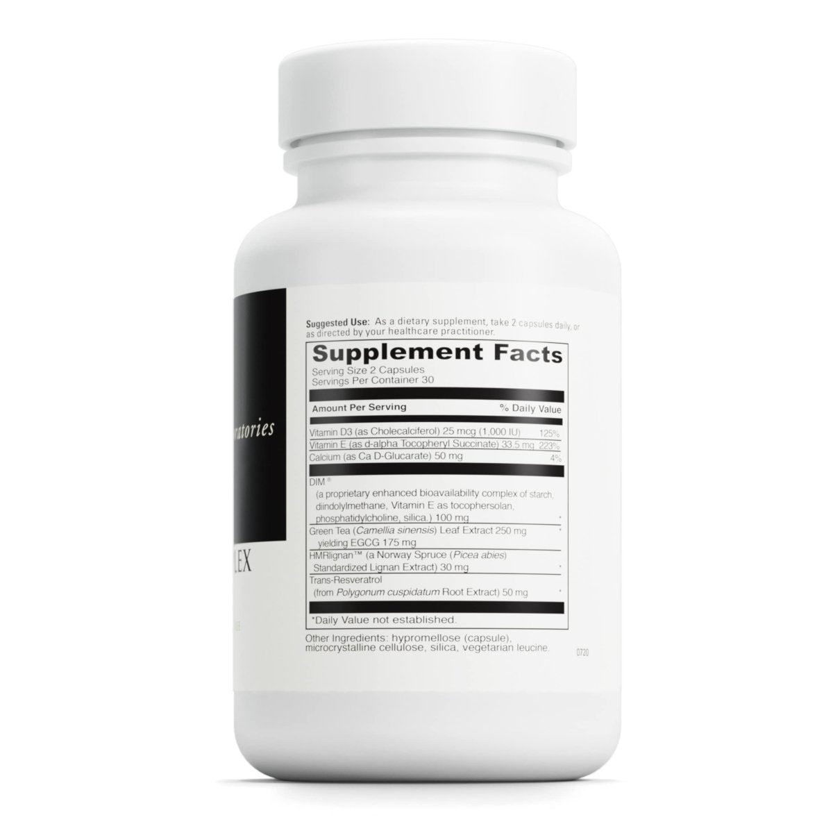 DaVinci Labs BioDIM Complex - Antioxidant Supplement to Support Cellular Health and Hormone Balance for Women and Men* - With Vitamin D3, E, Calcium and More - Gluten-Free - 60 Vegetarian Capsules