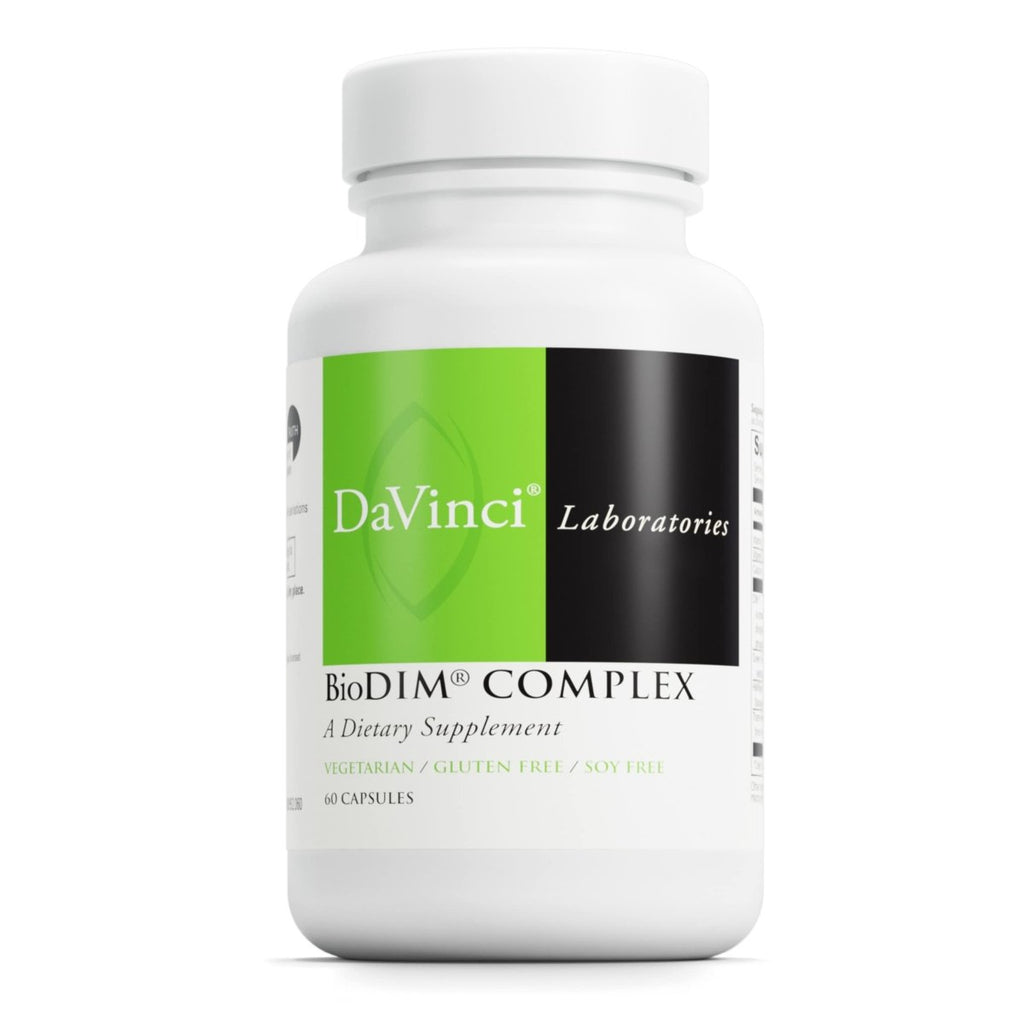 DaVinci Labs BioDIM Complex - Antioxidant Supplement to Support Cellular Health and Hormone Balance for Women and Men* - With Vitamin D3, E, Calcium and More - Gluten-Free - 60 Vegetarian Capsules