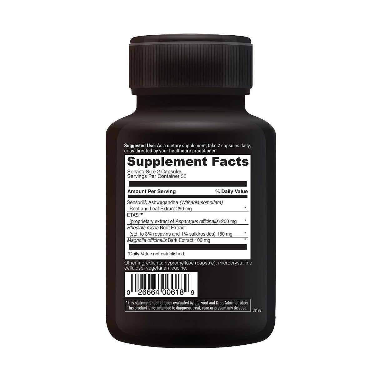 DaVinci Labs Cortisol Benefits - Dietary Supplement to Support Healthy Cortisol Levels and Adrenal Health - With Ashwagandha Extract, Rhodiola Rosea Root and More - Gluten-Free -60 Vegetarian Capsules