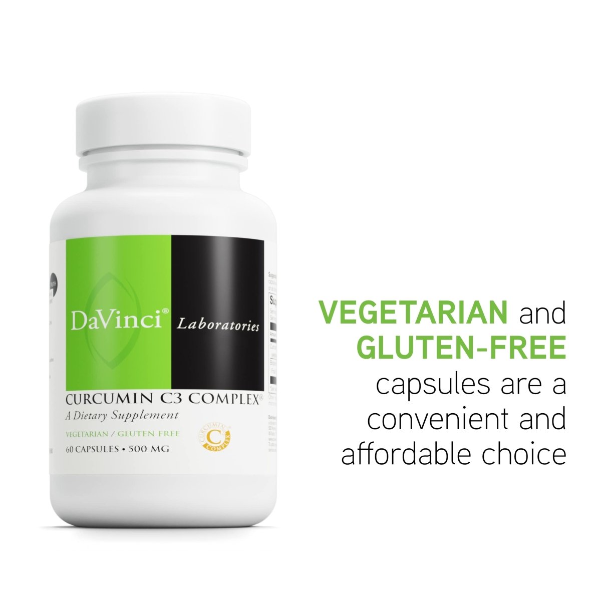 Davinci Labs Curcumin C3 Complex 500 mg 60 VegiCaps