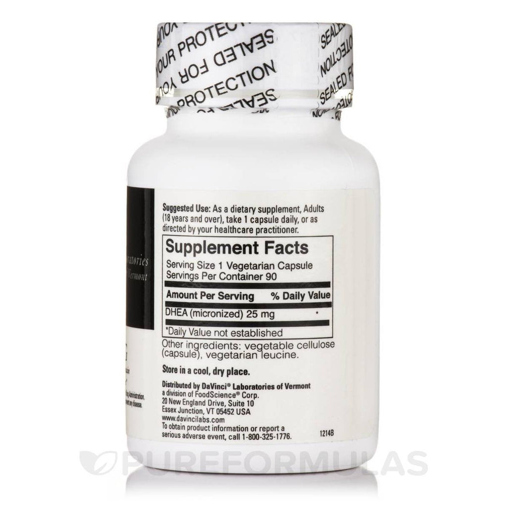 Davinci Labs - DHEA 25 mg 90 vcaps [Health and Beauty]