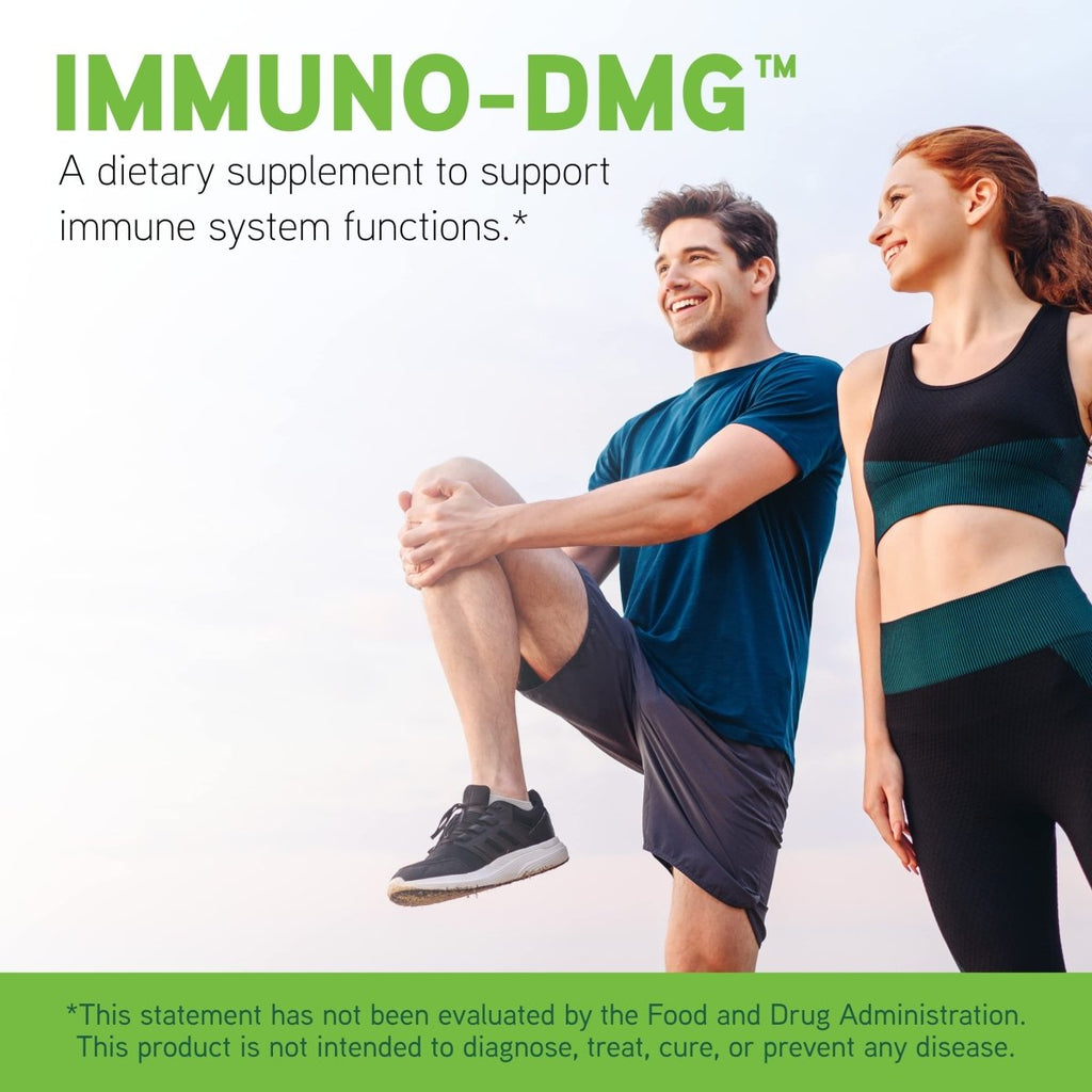DaVinci Labs Immuno-DMG - Dietary Supplement to Balance and Support Immune System Functions* - With DMG, Maitake Powder, Larch Tree and Beta Glucan - Gluten-Free - 90 Vegetarian Tablets
