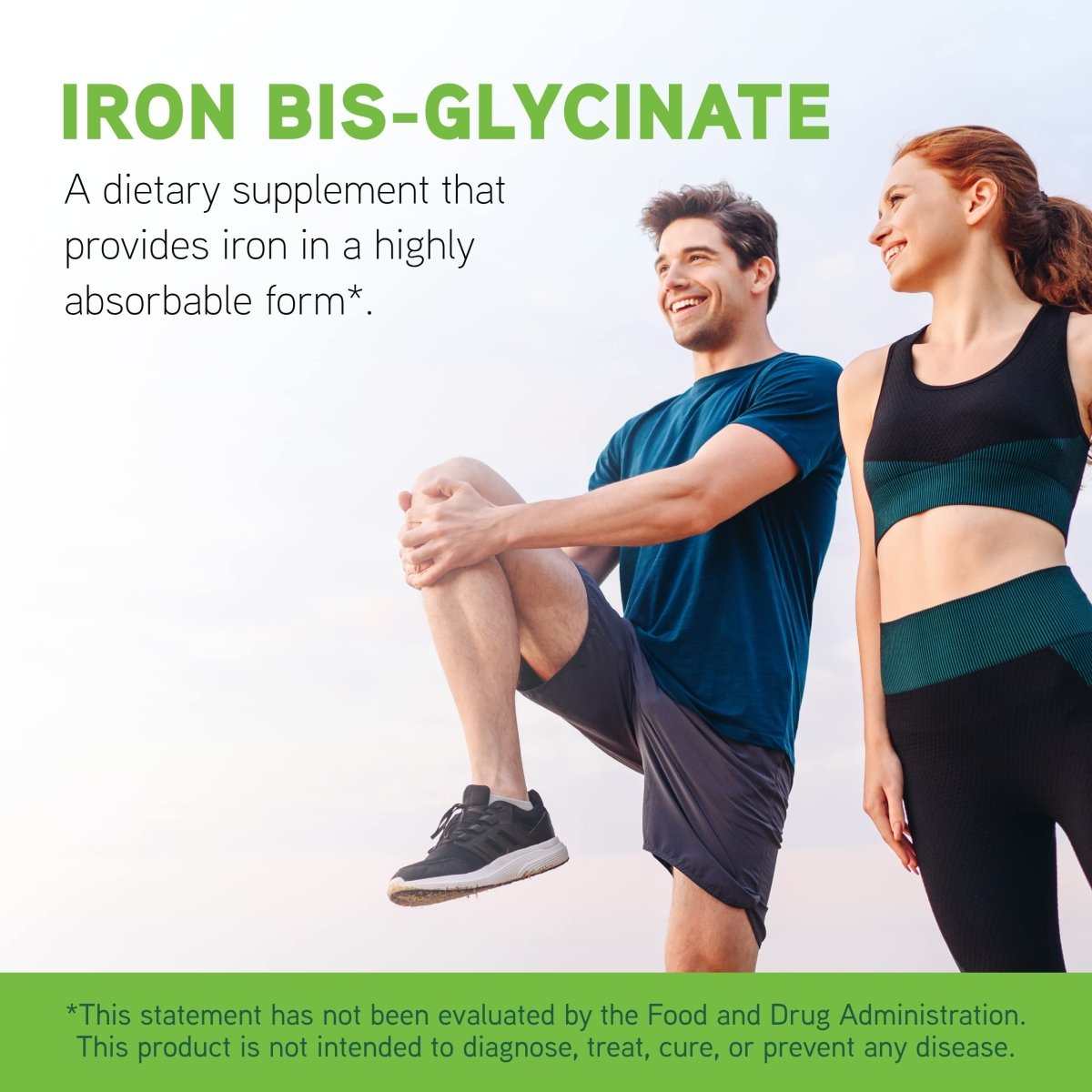 DaVinci Labs Iron Bis-Glycinate - Iron Supplement for Women or Men - Supports Hemoglobin Production, Energy and Menstrual Function* - With Vitamin C, and More - Gluten-Free - 60 Vegetarian Capsules