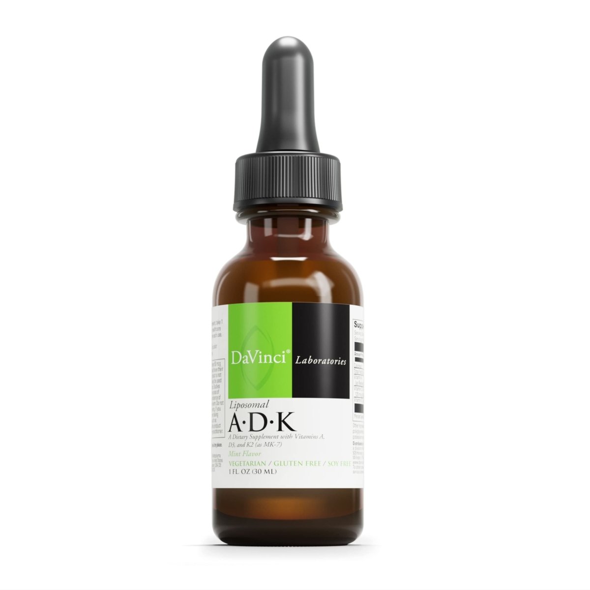 DAVINCI Labs Liposomal ADK - Liquid Dietary Supplement for Immune System, Bone, and Heart Health - 30 ml