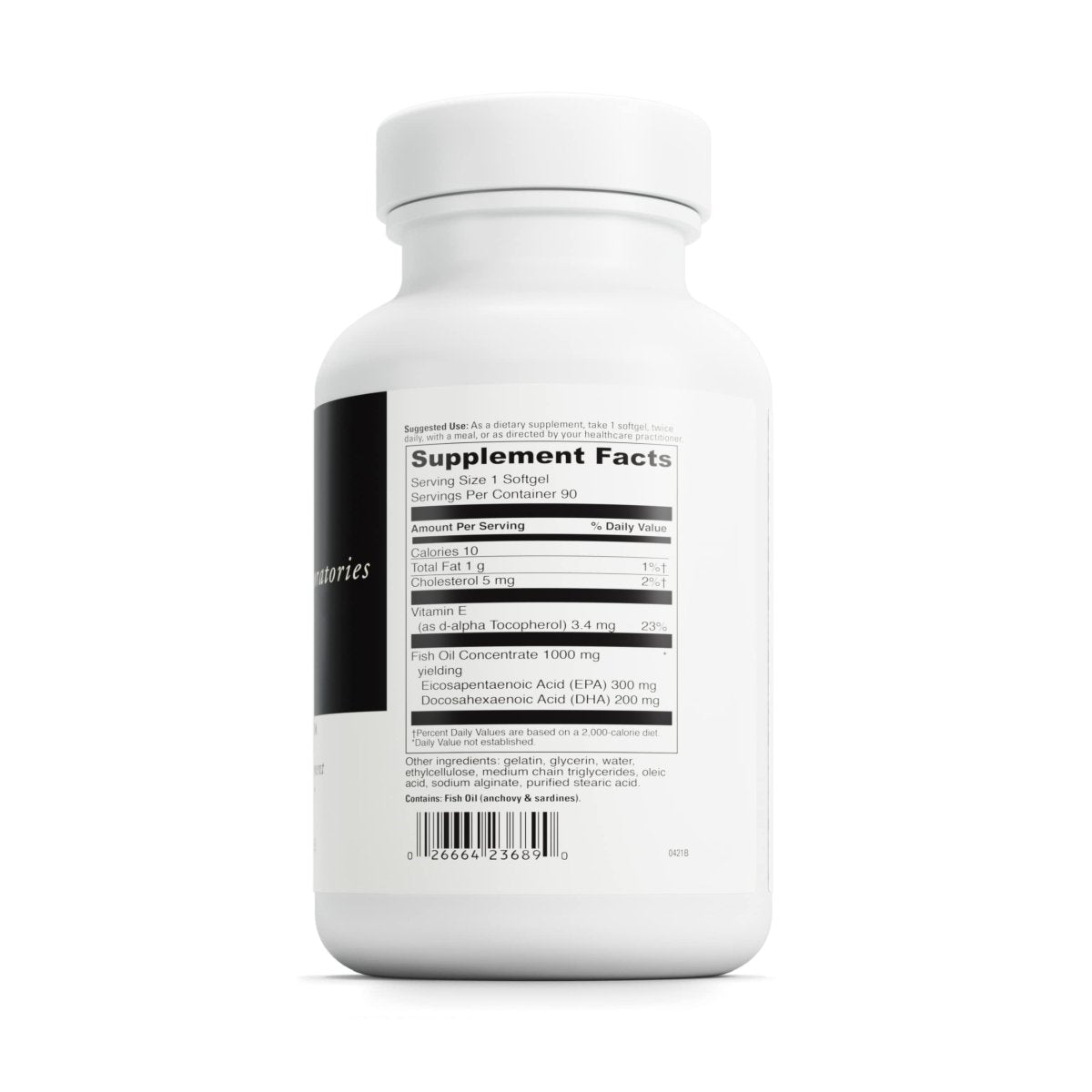 DaVinci Labs Omega-3 1000 - Dietary Supplement to Maintain Already Normal Cholesterol Levels and Support Immune System, Hair and Skin* - Gluten-Free - 90 Enteric Coated Softgels